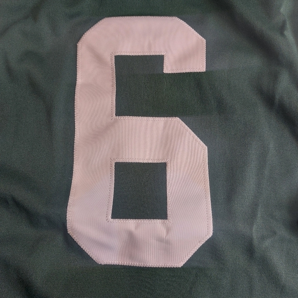 Nike New York Jets Jersey Youth Size M (10/12) Mark Sanchez #6 On Field Green - Picture 2 of 9